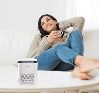 Air purifier 4 in 1 to active coal