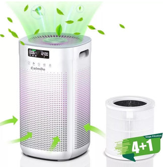 Air purifier for environments with HEPA and UV-C filter purifies at 99.97%