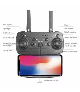 FPV Wi-Fi Folding Mini Drone with 4K HD GPS camera, perfect for selfies