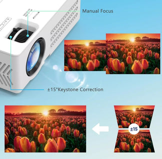Full HD 1080p Home cinema video projector with HDMI, VGA, USB