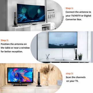 Digital Portable Internal TV Antenna with HDTV amplifier