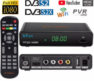 Full HD HDMI SCART USB HDTV DVB-S2 digital receiver for satellite