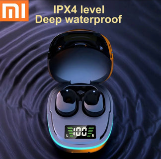 Waterproof sports wireless earphones with microphone