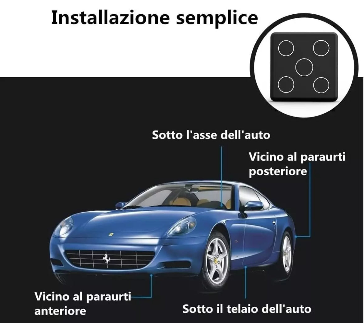 Tracciatore di posizione localizzatore gps tracker per auto-veicoli con batteria a lunga durata