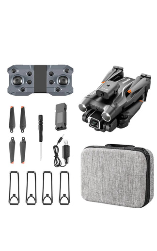 Drone with three cameras, carbon fiber structure and 360 ° obstacle avoidance function