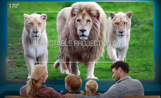 Mini portable projector for cartoons, outdoor movies