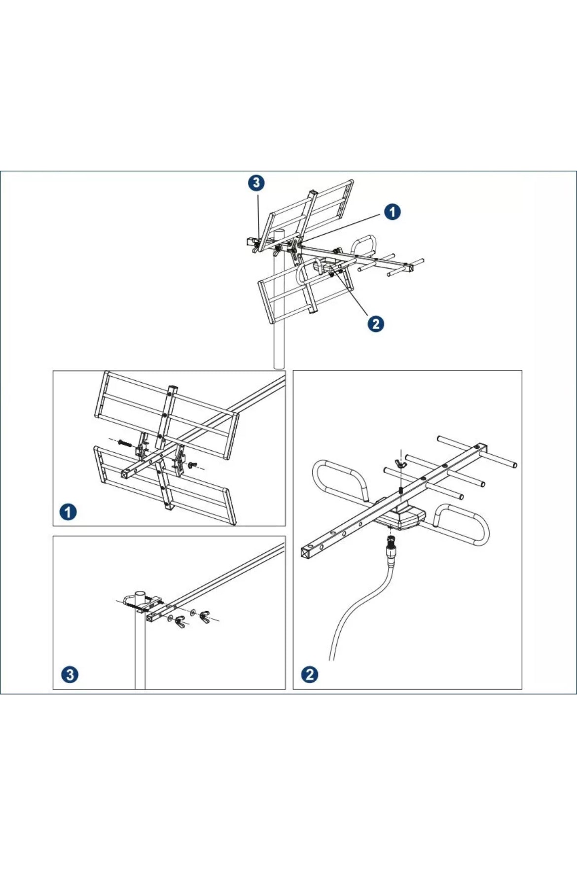 Kit antenna tv mini digitale terrestre esterna 5G