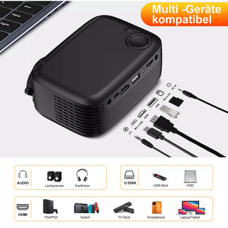 Full HD 1080p movie projector suitable for all devices
