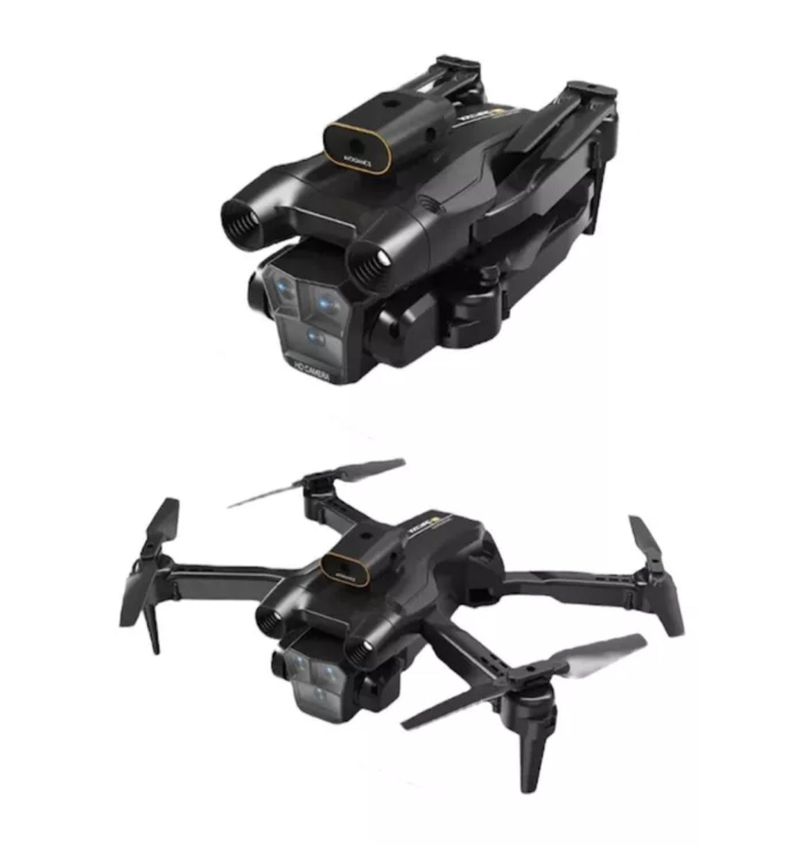 Drone professionale 4k pieghevole con tripla fotocamera HD grandangolare