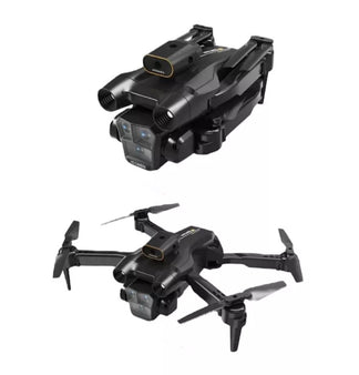 Professional drone 4K folding with triple wide angle hd camera