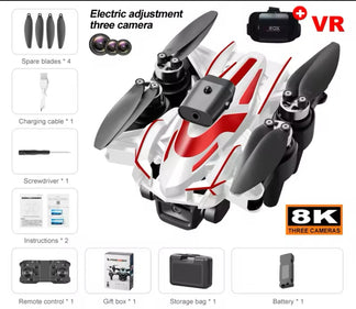 Drone with 8k HD camera with brushless engine, wi-fi