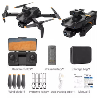 Explorer with style: Double Drone HD camera Wi-Fi Folding With Custody and Accessories