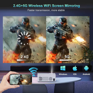 Full HD 1080p Home cinema video projector with HDMI, VGA, USB