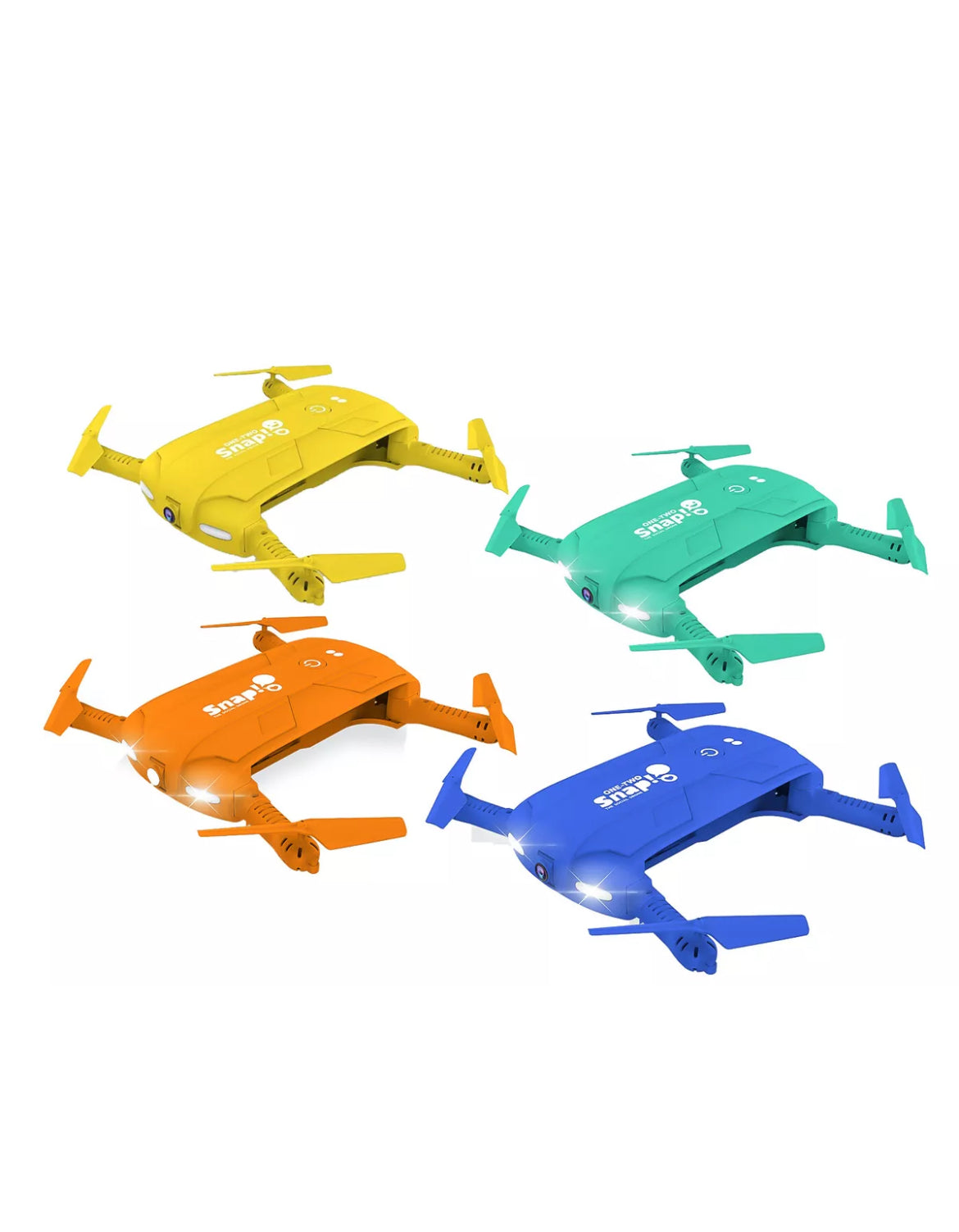 Remote piloted aircraft with selfie camera shoots and shares instantly with your smartphone