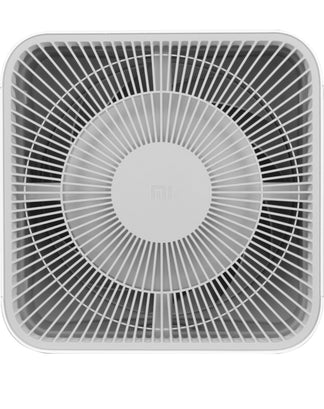 White portable air purifier