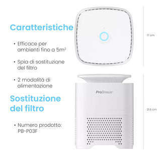 Air purifier 4 in 1 to active coal
