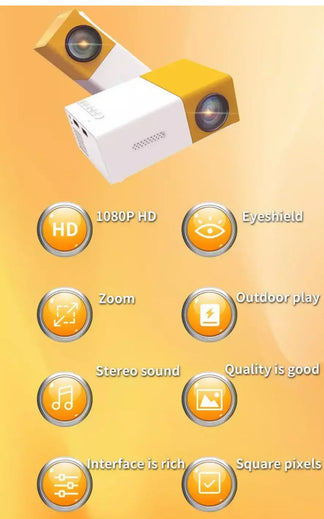 Mini portable projector HD LED Videoprojector Home Cinema TV