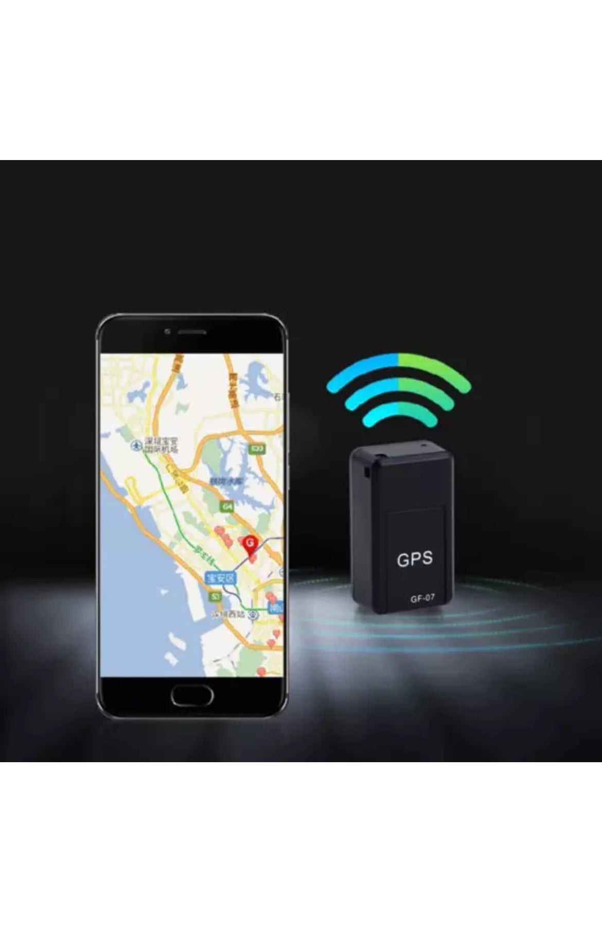 Magnetic Satellite Satellite Locabizer for car with anti -theft and spy