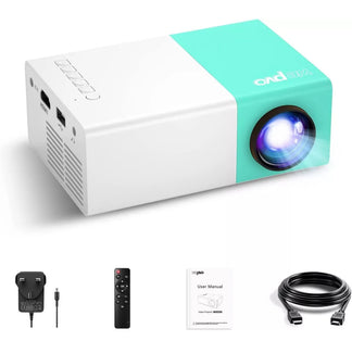 Mini portable projector for cartoons, outdoor movies