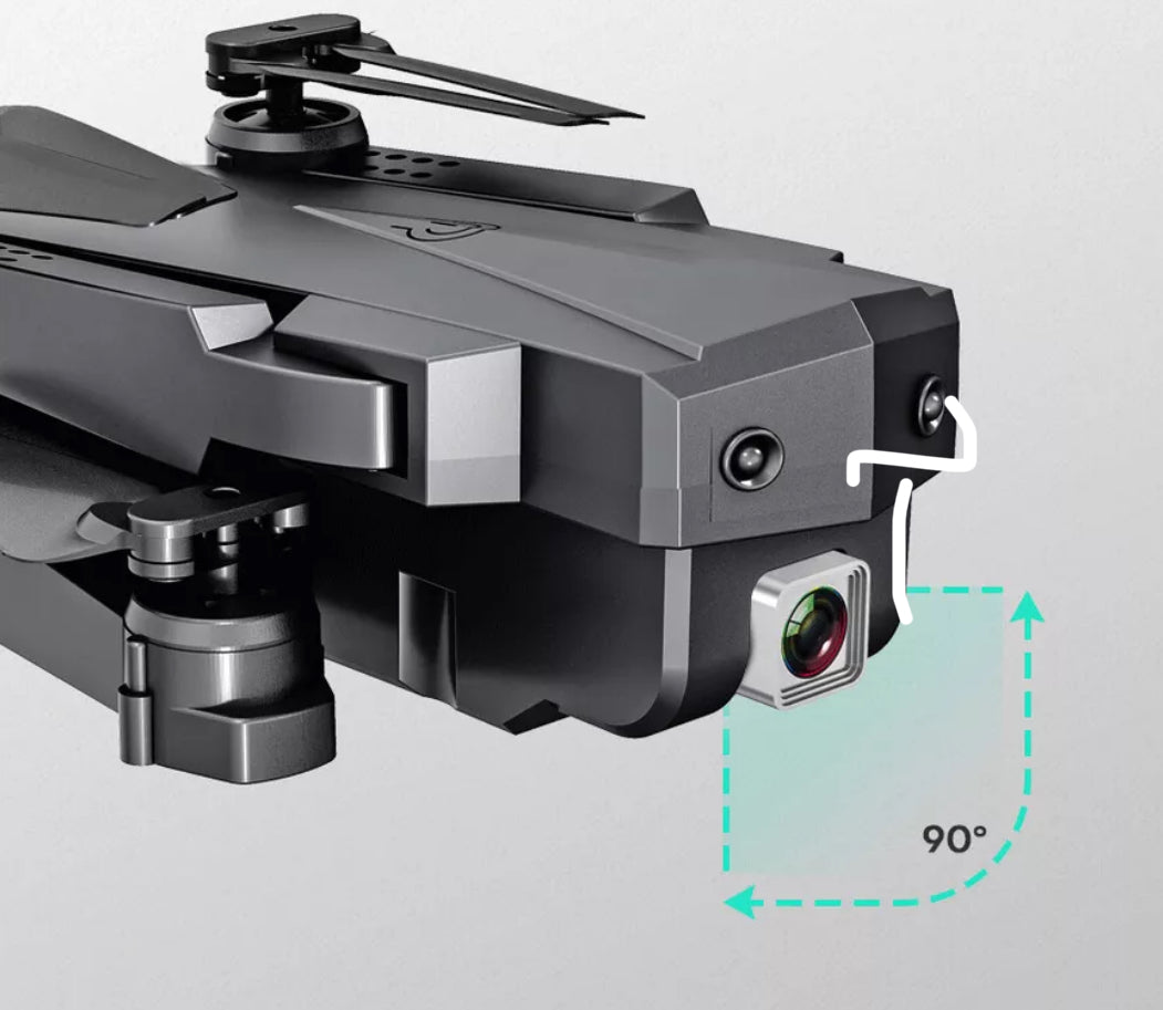 Drone quadricottero con doppia fotocamera, inseguimento intelligente e 4 Batterie!