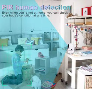 Internal security camera 1080p Wi-Fi with infrared movements and audio detection