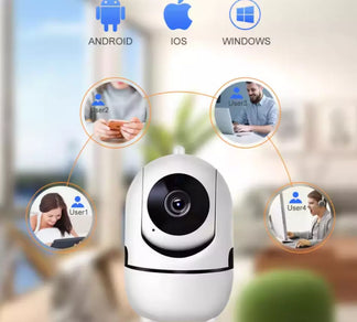 Internal security camera 1080p Wi-Fi with infrared movements and audio detection