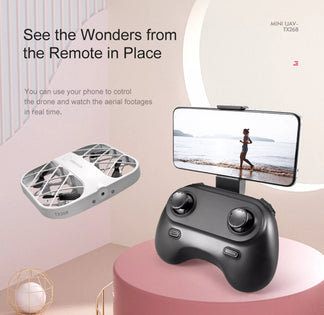 Quadricotterro 4k mini toy plane with 3 batteries