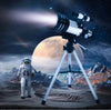 Telescopio astronomico 15x-150x HD  a specchio e con cannocchiale