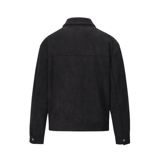 Giacca in Pelle Uomo™ | Modello Scamosciato Morbido e Versatile