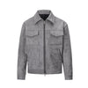 Giacca in Pelle Uomo™ | Modello Scamosciato Morbido e Versatile