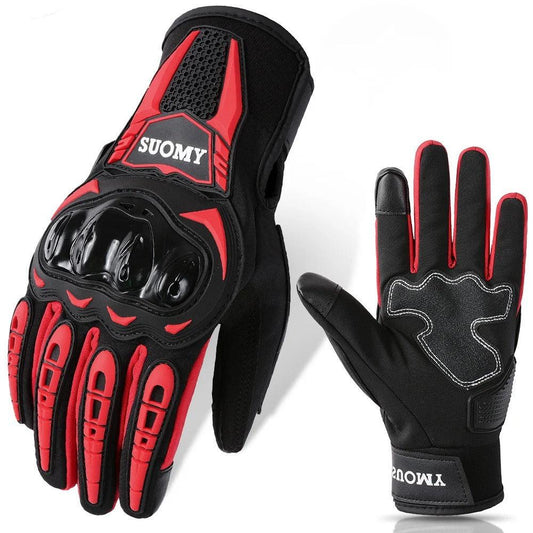 Guanti Invernali Suomy Impermeabili per Moto – Guanti da Motocross Touchscreen per Uomo e Donna, Taglie M-XXL