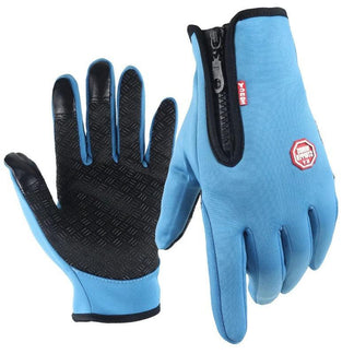 Guanti Invernali Touchscreen per Uomo e Donna – Impermeabili, Riscaldati, per Moto, Ciclo e Sport Outdoor, con Fodera in Velluto