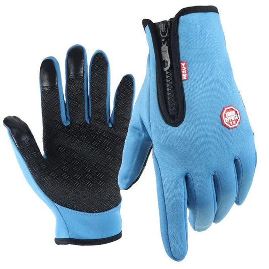 Guanti Invernali Touchscreen per Uomo e Donna – Impermeabili, Riscaldati, per Moto, Ciclo e Sport Outdoor, con Fodera in Velluto