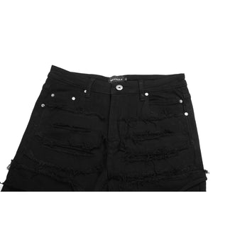 Urban Ripped™ | Jeans Nero con Strappi
