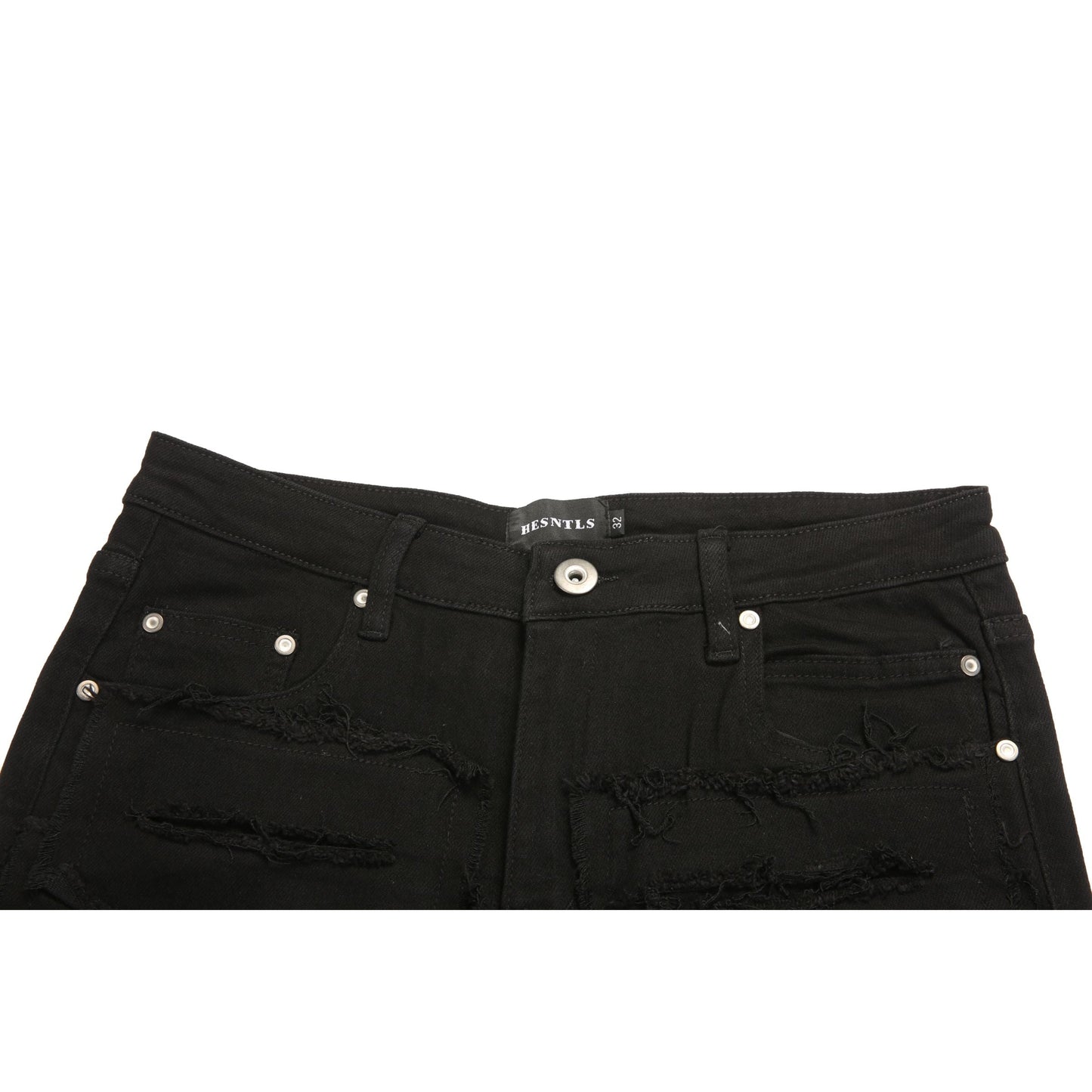 Urban Ripped™ | Jeans Nero con Strappi