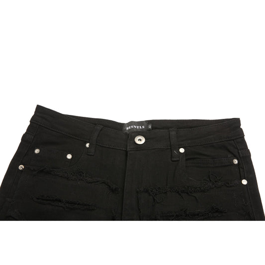 Urban Ripped™ | Jeans Nero con Strappi