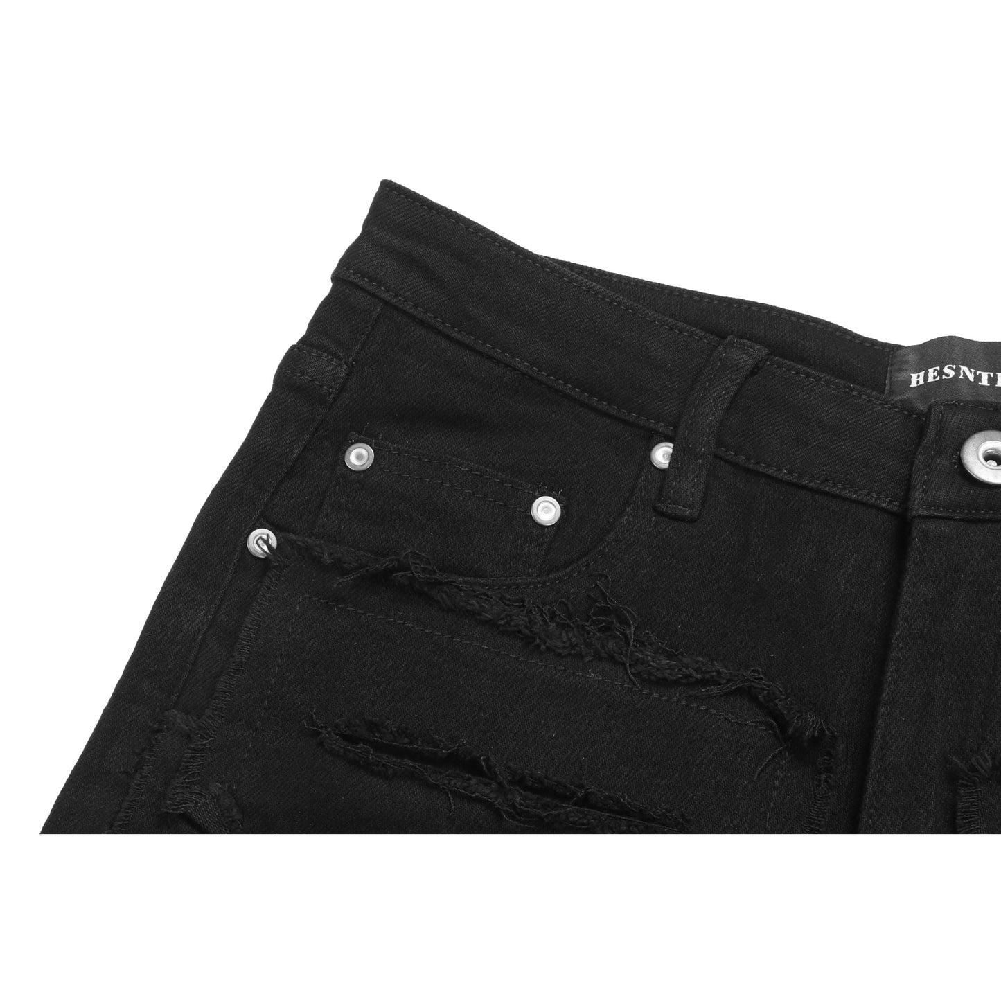 Urban Ripped™ | Jeans Nero con Strappi