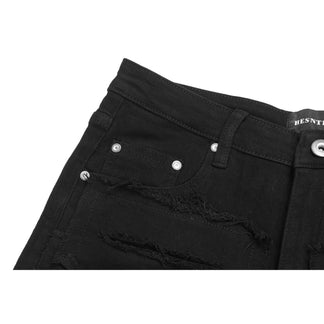 Urban Ripped™ | Jeans Nero con Strappi