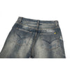 Denim Street| Jeans Flare Indigo con Dettagli Rovinati