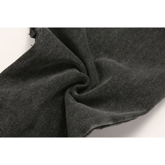 Jeans Flare Neri™ | Effetto Schizzi d’Arte
