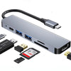 Hub USB-C 4K 30Hz con HDMI e PD 87W – Adattatore USB Type-C con USB 3.0, TF e SD per MacBook AirPro