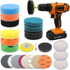 Polishing with car restoration kit 41 pcs abrasive discs and polishing swabs