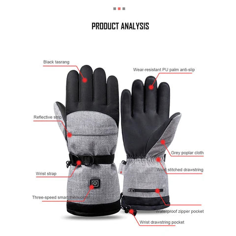 <tc>Heated Winter Gloves | Perfect for Skiing, Cycling, Trekking & Outdoor</tc>
