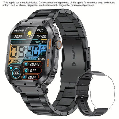 LIGE Smartwatch HD con Chiamate Wireless  Orologio Sportivo per Android e iOS