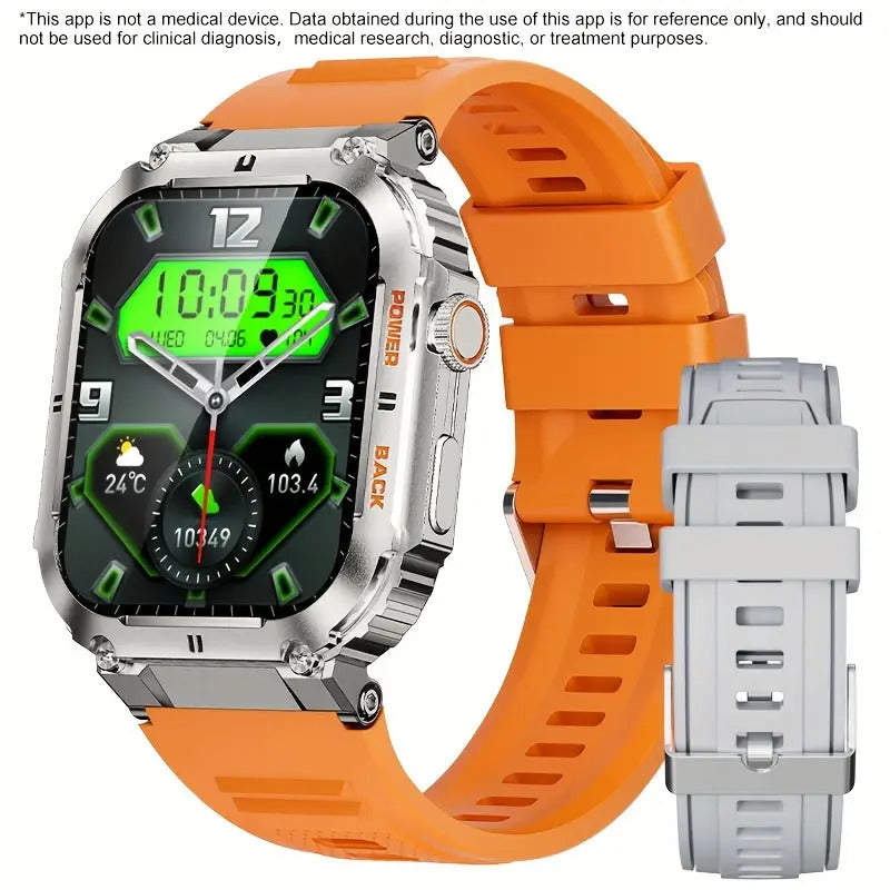 LIGE Smartwatch HD con Chiamate Wireless  Orologio Sportivo per Android e iOS