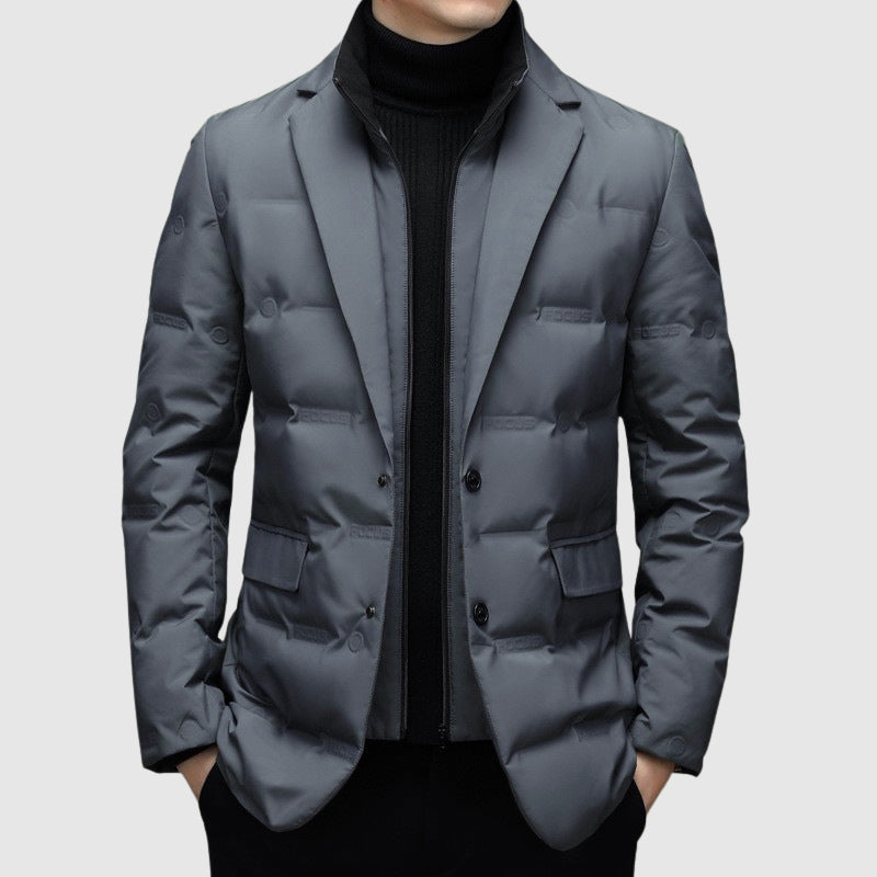 Giacca da Uomo Invernale | Elegante e Calda senza Cappuccio
