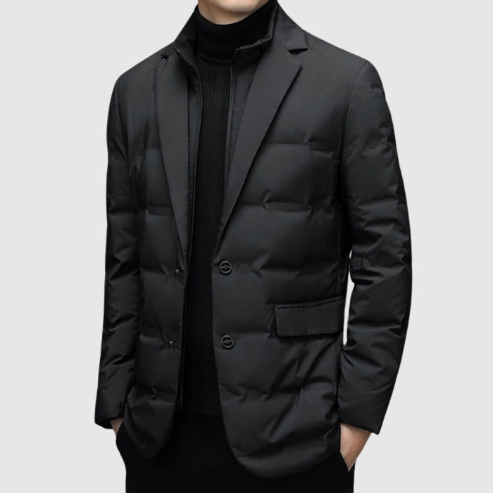 Giacca da Uomo Invernale | Elegante e Calda senza Cappuccio