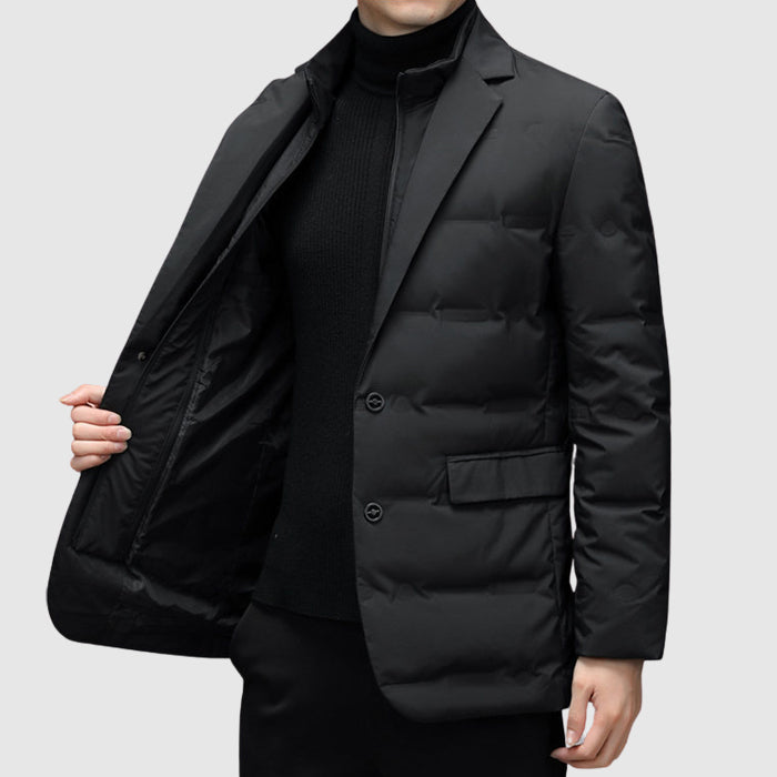 Giacca da Uomo Invernale | Elegante e Calda senza Cappuccio