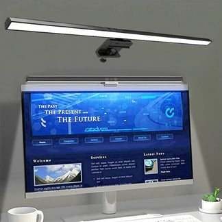 Lampada da Scrivania Eye-Care LED 50cm, Barra Luminosa USB con Dimmer Regolabile