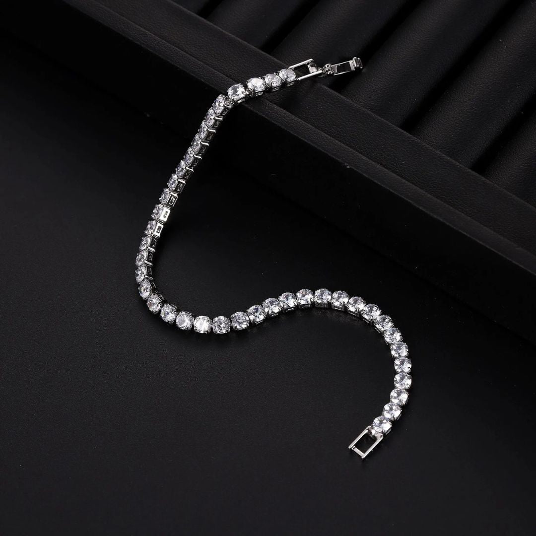Bracciale Tennis in Argento 925™ | Con Zirconi